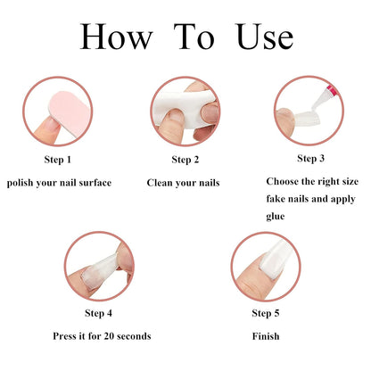 Square Press on Nails Short Fake Nails Green French Tip Glue Ons with Gold Lines Design 24Pcs Glossy Acrylic Manicure Christmas